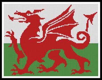 Welsh Flag - Artecy Cross Stitch