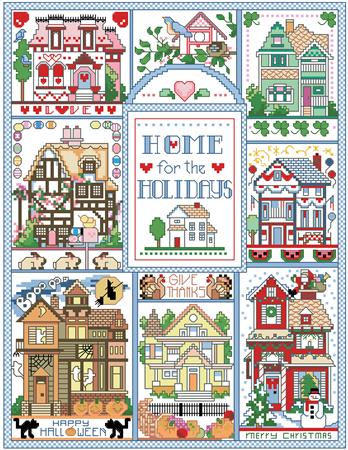 Home For The Holidays Seasonal Sampler - Kooler Design Studio