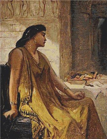 Cleopatra And The Asp - X Squared Cross Stitch