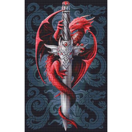 Dragon & Dagger by Anne Stokes - Paine Free Crafts