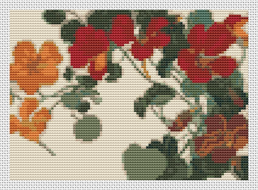 Nasturtium (Mini Chart) - Art of Stitch, The