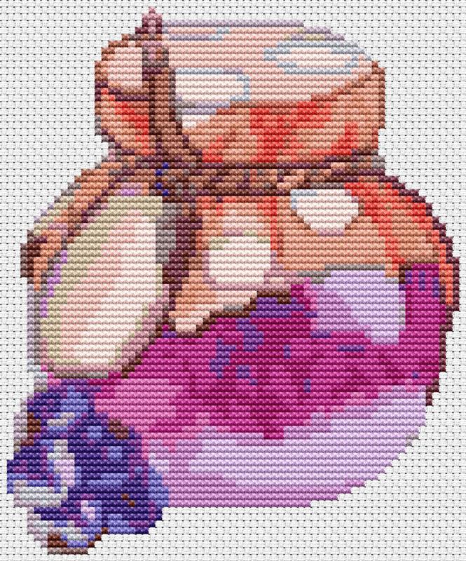 Jar Of Blackcurrant - Art of Stitch, The