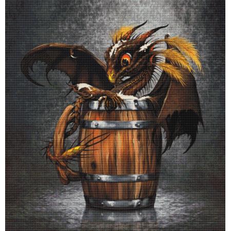 Dark Beer Dragon by Stanley Morrison - Paine Free Crafts