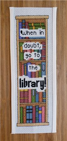 Go To The Library - Rogue Stitchery