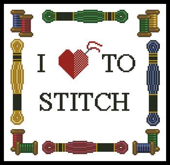 Love To Stitch - Artecy Cross Stitch