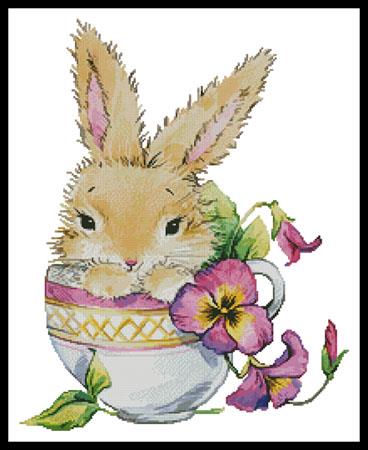 Bunny Cup - Artecy Cross Stitch
