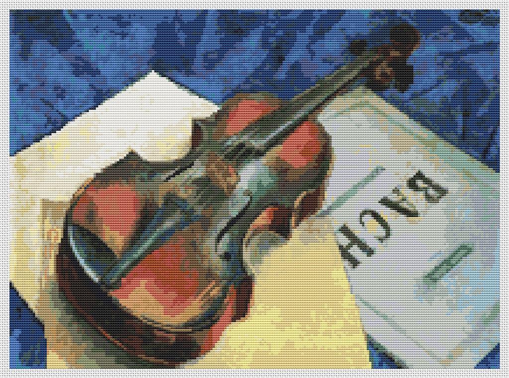 A Still Life With Violin - Art of Stitch, The