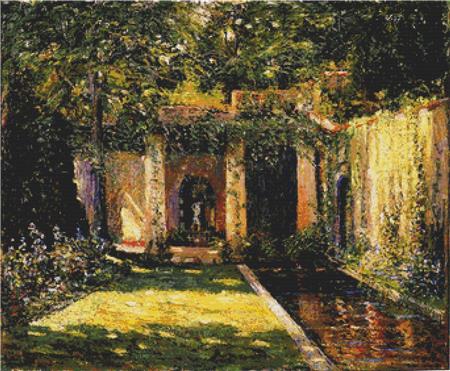 The Garden Umbrella - X Squared Cross Stitch