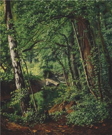 A Woodland Stream - X Squared Cross Stitch