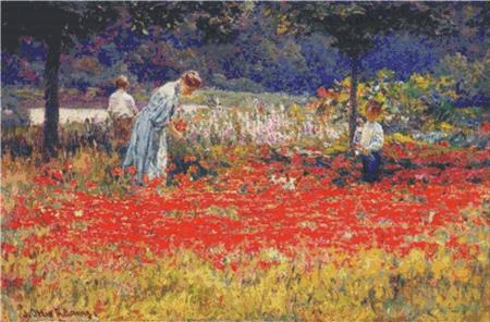 Poppy Garden - X Squared Cross Stitch