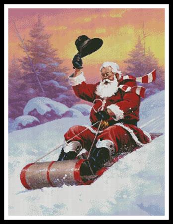 Here Comes Santa - Artecy Cross Stitch