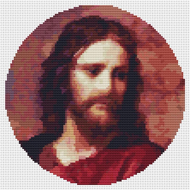 Christ At 33 (Circular Chart) - Art of Stitch, The