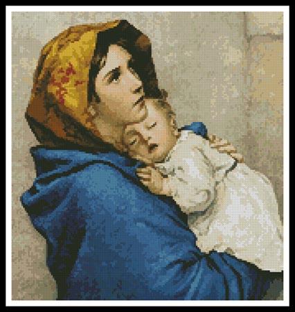 Madonna Of The Streets (Crop) - Artecy Cross Stitch