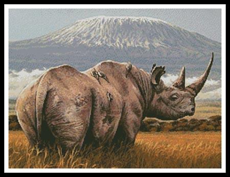 Amboseli (Crop) - Artecy Cross Stitch