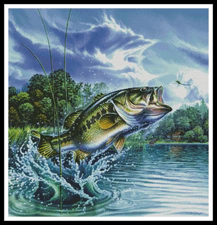 Airborne Bass - Artecy Cross Stitch