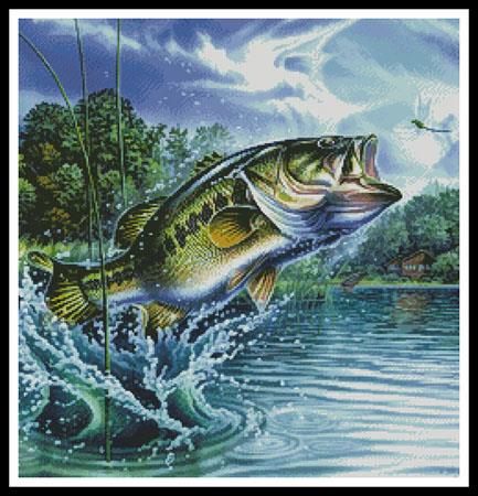 Airborne Bass (Crop) - Artecy Cross Stitch