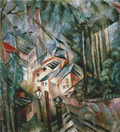 Cityscape - X Squared Cross Stitch