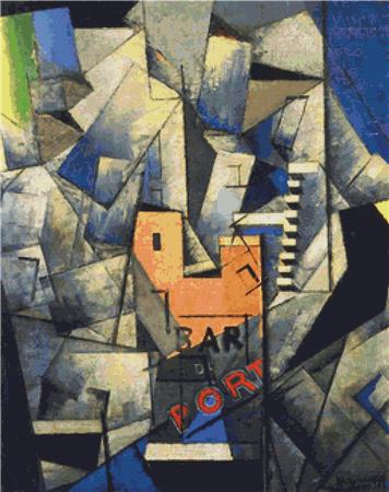 Le Bar Du Port - X Squared Cross Stitch