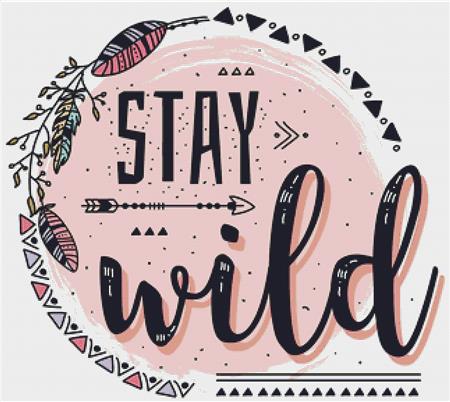 Stay Wild - X Squared Cross Stitch