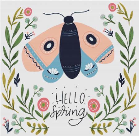 Hello Spring - X Squared Cross Stitch