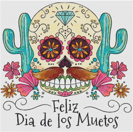 Dia De Los Muertos I - X Squared Cross Stitch