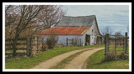 Rustic Barn (Left) - Artecy Cross Stitch
