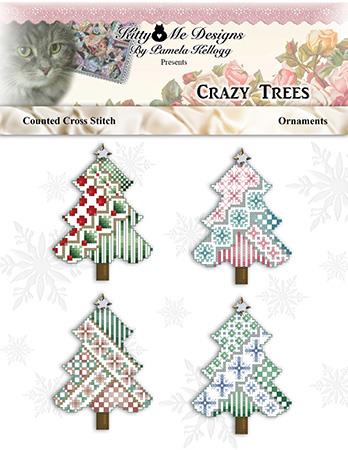 Crazy Tree Ornaments - Kitty & Me Designs