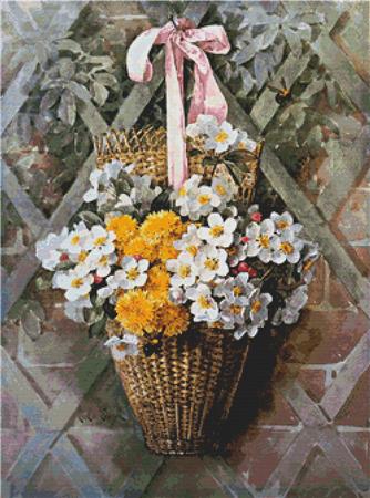 Hanging Basket - X Squared Cross Stitch