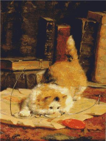 Chat Aux Lunettes - X Squared Cross Stitch