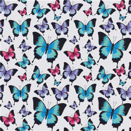 Festive Butterflies - X Squared Cross Stitch