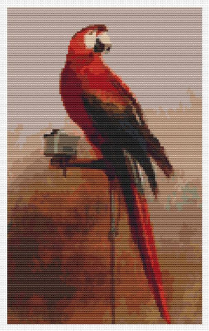 Study Of A Parrot - Art of Stitch, The