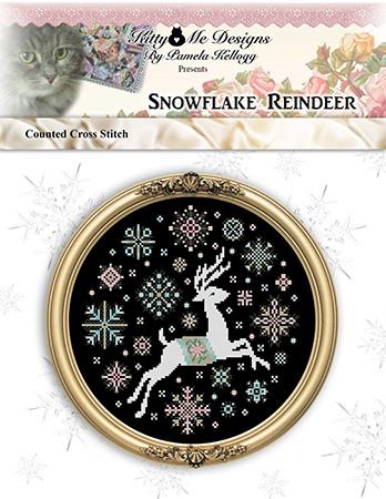 Snowflake Reindeer - Kitty & Me Designs