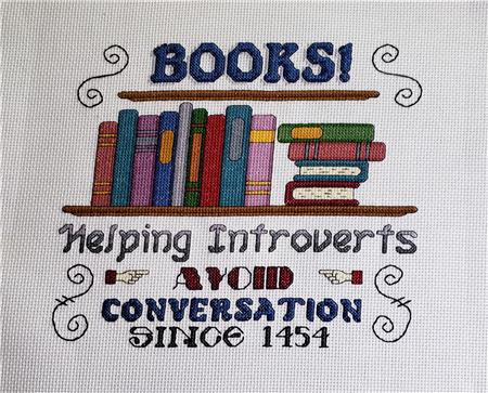 Introverts Avoiding Conversation - Rogue Stitchery