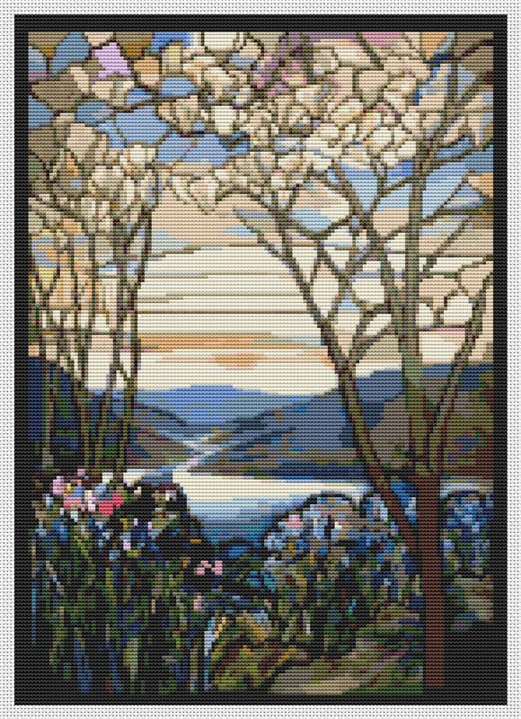 Magnolia And Irises - Art of Stitch, The