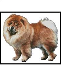 Chow Chow (No Background) - Artecy Cross Stitch