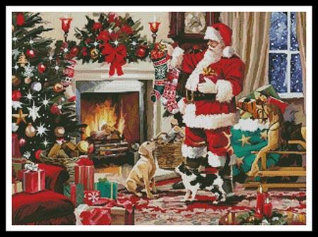 Santa Interior - Artecy Cross Stitch