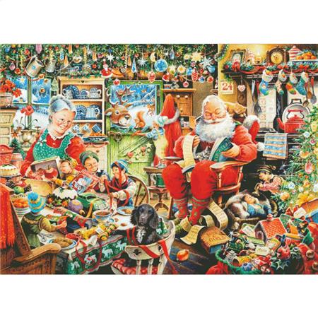 Santa's Final Preparations - Charting Creations