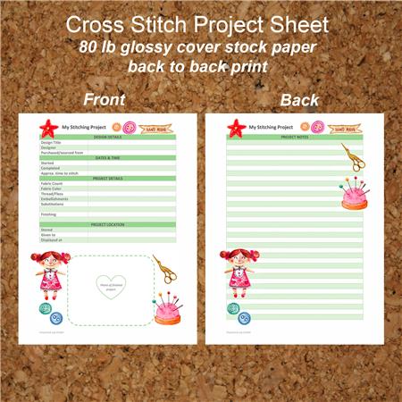 Cross Stitch Project Sheet: Stitch Watercolor - PinoyStitch