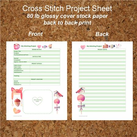 Cross Stitch Project Sheet: Comfort - PinoyStitch