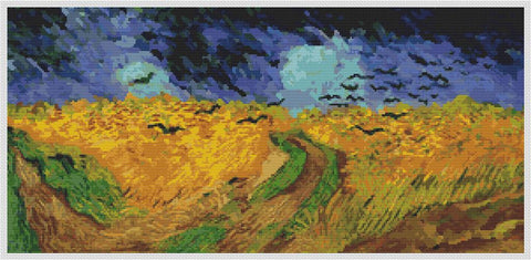 Wheatfield With Crows - Art of Stitch, The