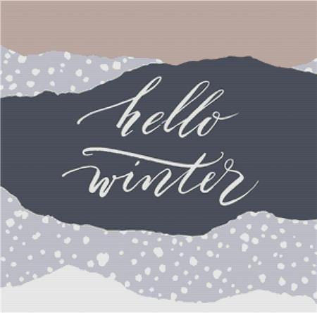 Hello Winter - X Squared Cross Stitch