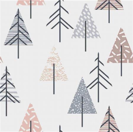 Christmas Trees - X Squared Cross Stitch