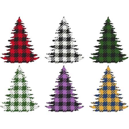 Fun With Plaid: Christmas Tree - Cross Stitch Wonders