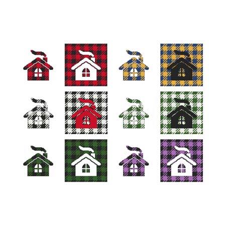 Fun With Plaid: Cabin - Cross Stitch Wonders