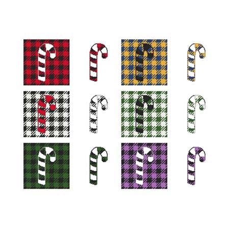 Fun With Plaid: Candy Cane - Cross Stitch Wonders