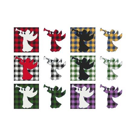 Fun With Plaid: Angel - Cross Stitch Wonders