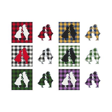 Fun With Plaid: Santa & Mrs. Claus - Cross Stitch Wonders