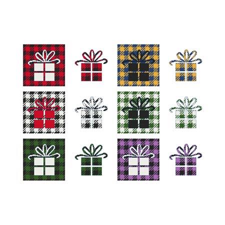 Fun With Plaid: Present - Cross Stitch Wonders
