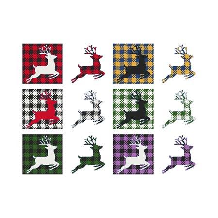 Fun With Plaid: Reindeer - Cross Stitch Wonders