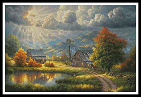 God Shed His Grace (Medium) - Artecy Cross Stitch